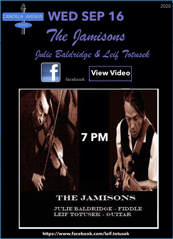 Leif Totusek The Jamisons Live on Facebook SEP 16, 2020